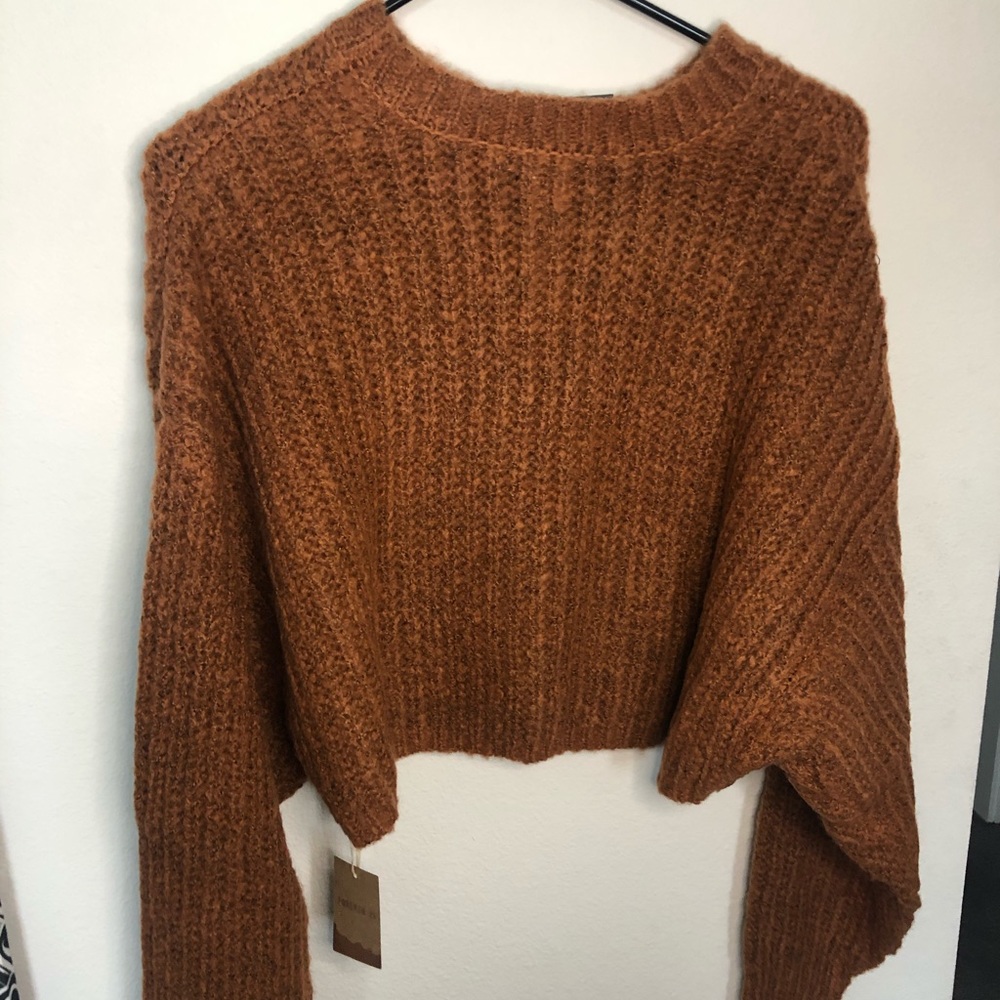 Cropped forever 21 sweater